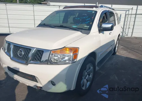 2012 Nissan Armada Sl z USA, uszkodzony, nr VIN 5N1BA0ND5CN609539